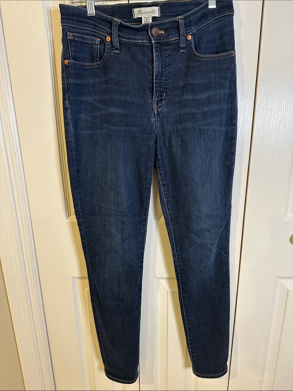Madewell Skinny Jeans in Dark Indigo